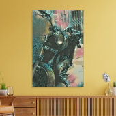 Geschenk für Biker Leinwanddruck (Insitu (Wohnzimmer))