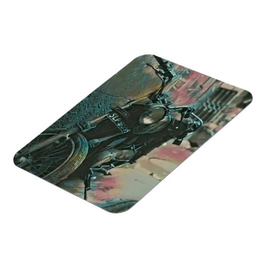 Geschenk für Biker Magnet (Linke Seite)