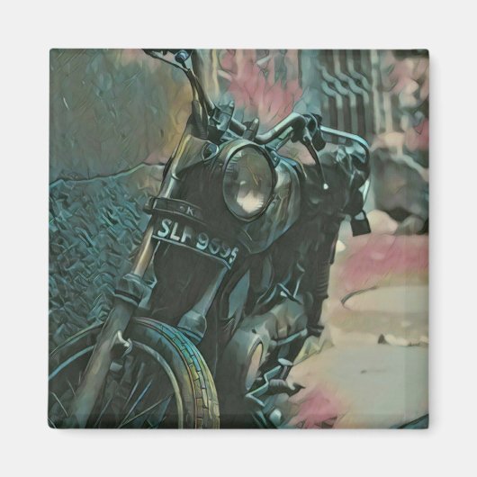 Geschenk für Biker Magnet (Vorne)