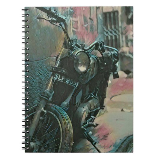 Geschenk für Biker Notizblock (Vorderseite)