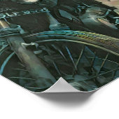 Geschenk für Biker Poster (Ecke)