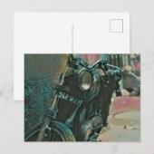 Geschenk für Biker Postkarte (Vorne/Hinten)