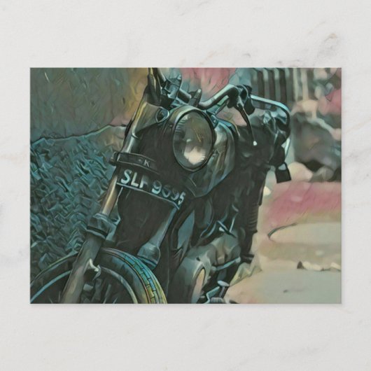 Geschenk für Biker Postkarte (Vorderseite)