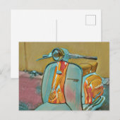 Geschenk für Biker Postkarte (Vorne/Hinten)