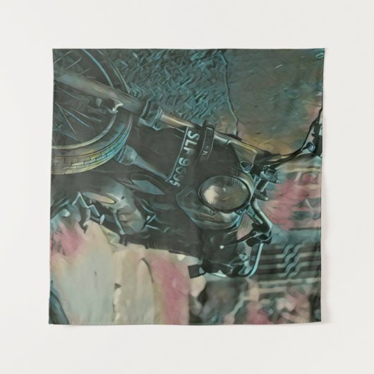 Geschenk für Biker Wandteppich (Vorderseite (Horizontal))