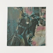 Geschenk für Biker Wandteppich (Vorderseite)