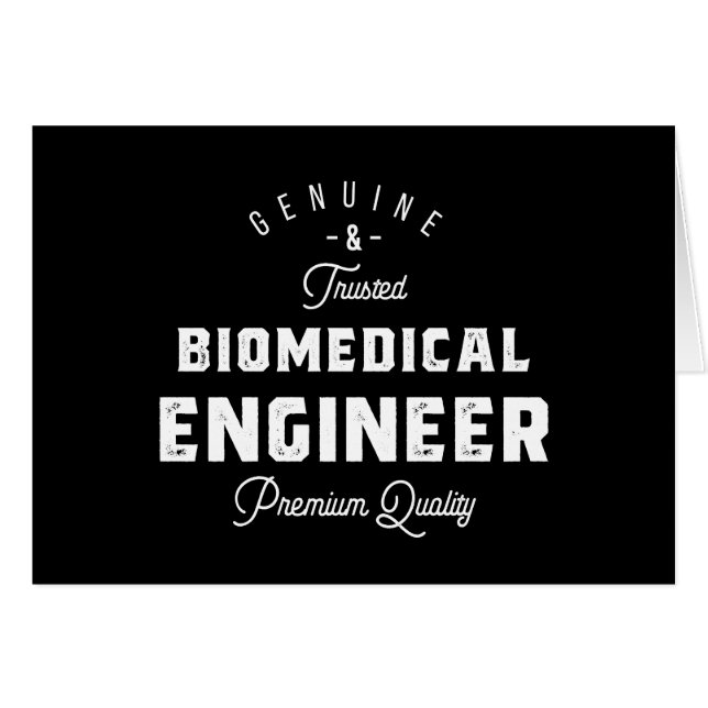Geschenk für biomedizinische Ingenieure (Vorderseite (Horizontal))