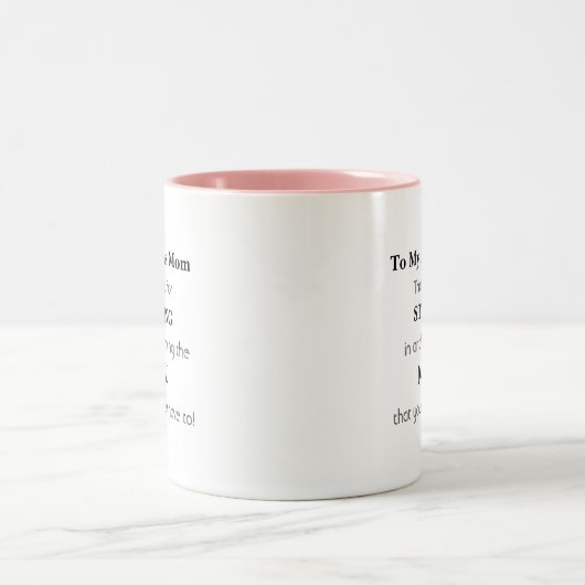 Geschenk für Bonus-Mama - Geschenk für Step-Mama K Zweifarbige Tasse (Mittel)