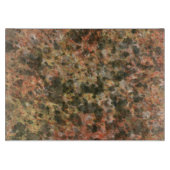 Geschenk für braune Marmormuster Schneidebrett (Vorderseite)