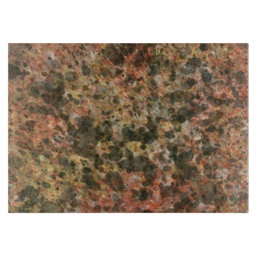 Geschenk für braune Marmormuster Schneidebrett (Vorderseite)