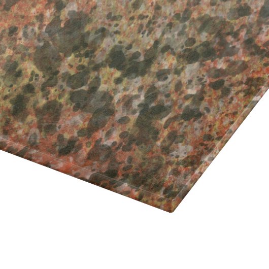 Geschenk für braune Marmormuster Schneidebrett (Ecke)