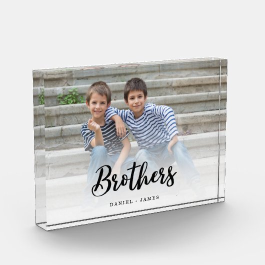 Geschenk für Brüder Foto Keepake (Links)