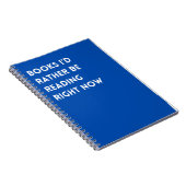 Geschenk für Bücherliebhaber Notizblock (Rechte Seite)