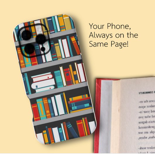 Geschenk für Bücherwurm - Buchliebhaber | iPhone H Hülle