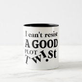 Geschenk für Buchliebhaber Funny Plot Drehung Zweifarbige Tasse (Mittel)