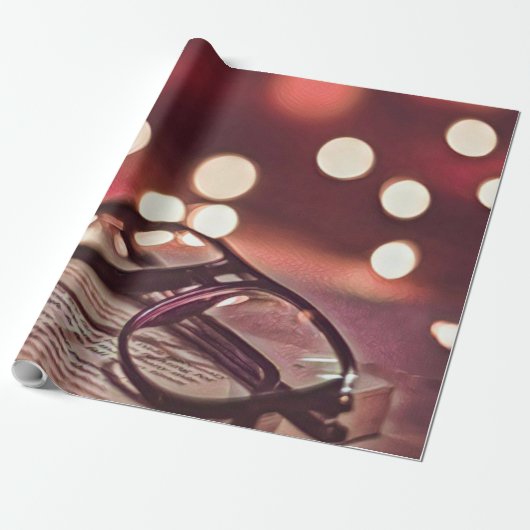 Geschenk für Buchliebhaber Geschenkpapier (Ungerollt)