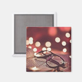 Geschenk für Buchliebhaber Magnet (Vorderseite/Rückseite)