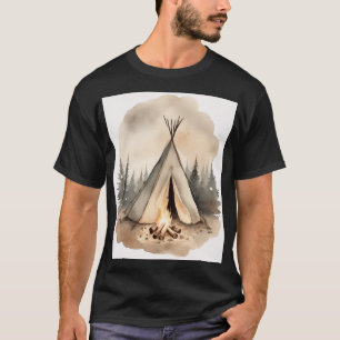 Geschenk für Camping-Enthusiasten Vintage-Zelt Lag T-Shirt