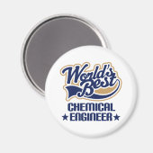 Geschenk für Chemieingenieure Magnet (Vorderseite/Rückseite)
