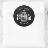 Geschenk für Chemieingenieure Runder Aufkleber (Tasche)
