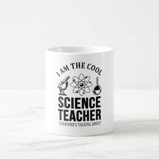 Geschenk für coole Wissenschaftslehrer Kaffeetasse (Mittel)