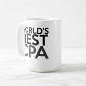 Geschenk für CPA - Kaffee-Tasse das CPA der Welt Kaffeetasse (Vorderseite Links)