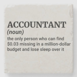 Geschenk für CPA Steinuntersetzer