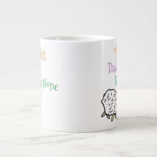 Geschenk für Daddy - Beste Daddy-Riesenkaffee-Tass Jumbo-Tasse (Vorderseite)