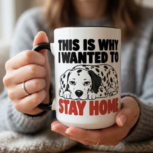 Geschenk für Dalmatiner-Freunde mit antisozialem S Tasse