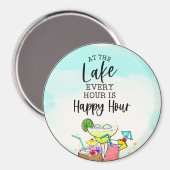 Geschenk für das Lake House Magnet (Vorderseite/Rückseite)