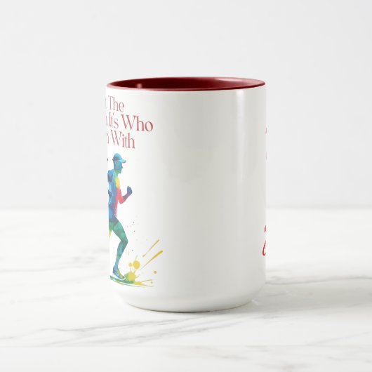 Geschenk für das Motivierend Ausführen von Buddy Tasse (Zentrum)