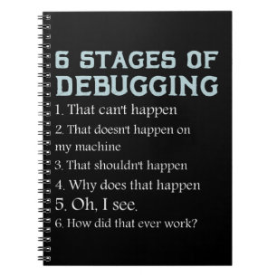 Geschenk für das Programmieren von Debugdateien  Notizblock