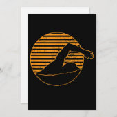 Geschenk für das Schwimmbad Feiertagskarte (Vorne/Hinten)