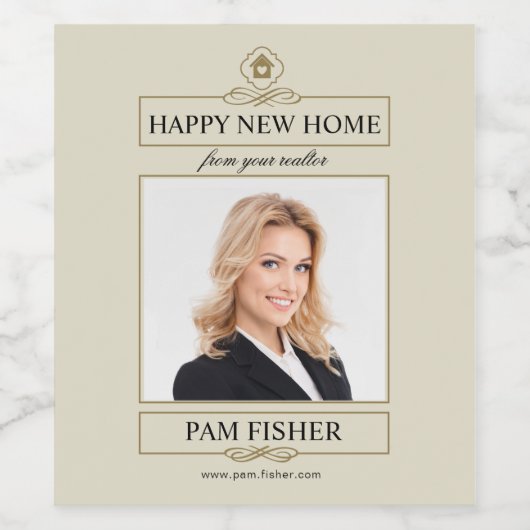 Geschenk für das Weinetikett (Einzelnes Label)