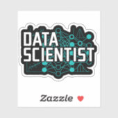 Geschenk für Data Scientist Data Analyst Aufkleber (Blatt)