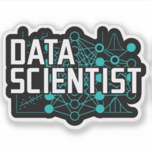 Geschenk für Data Scientist Data Analyst Aufkleber