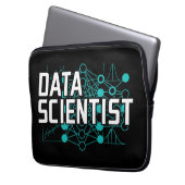 Geschenk für Data Scientist Datenanalyst Laptopschutzhülle (Vorderseite Links)