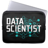Geschenk für Data Scientist Datenanalyst Laptopschutzhülle (Vorderseite)