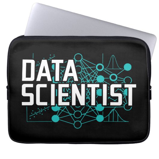 Geschenk für Data Scientist Datenanalyst Laptopschutzhülle (Vorderseite)