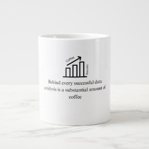Geschenk für Datenanalytiker Jumbo-Tasse