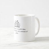 Geschenk für Datenanalytiker Kaffeetasse (VorderseiteRechts)