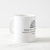 Geschenk für Datenanalytiker Kaffeetasse (Vorderseite Links)