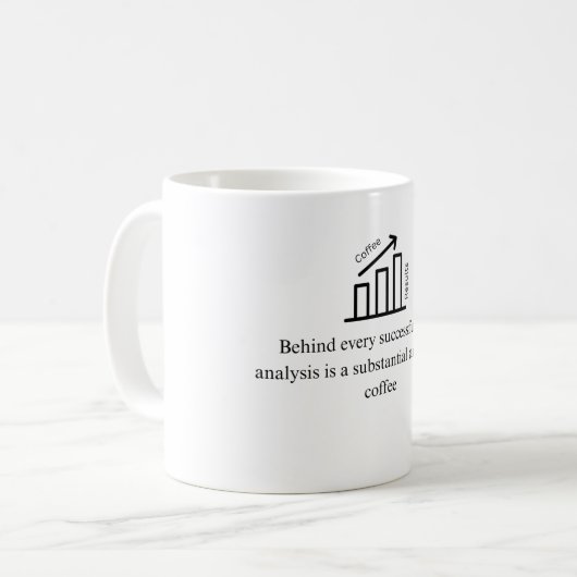 Geschenk für Datenanalytiker Kaffeetasse (Vorderseite Links)