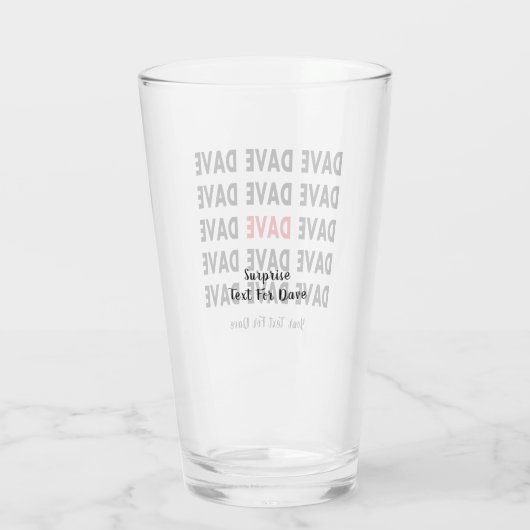 Geschenk für Dave Glas (Rückseite)