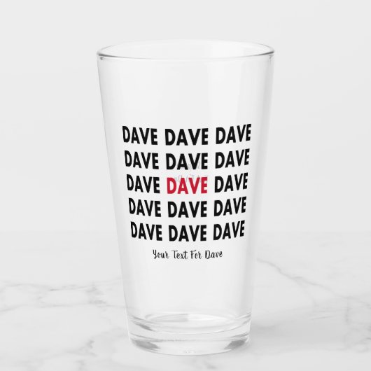 Geschenk für Dave Glas (Vorderseite)