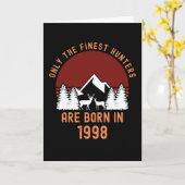 Geschenk für den 23-jährigen Hirschjäger 23. Gebur Karte (Gelbe Blume)