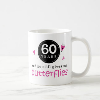 Geschenk für den 60. Hochzeitsstipenstil Kaffeetasse