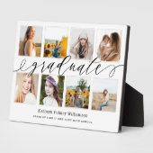 Geschenk für den Abschluss | Abschluss - FotoColla Fotoplatte (Seite)