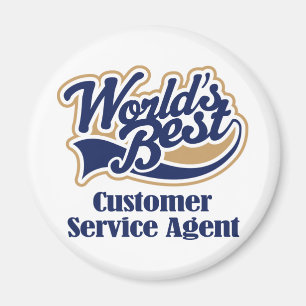 Geschenk für den Agent des Kundenservice Magnet