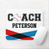 Geschenk für den Baseballlehrer Mousepad (Mit Mouse)